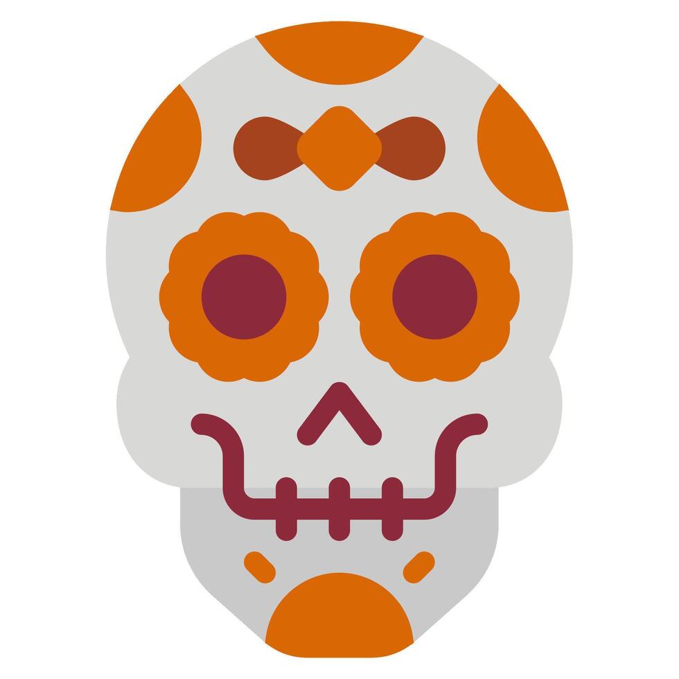 Pan de Muerto icon for web, app, infographic, etc vector