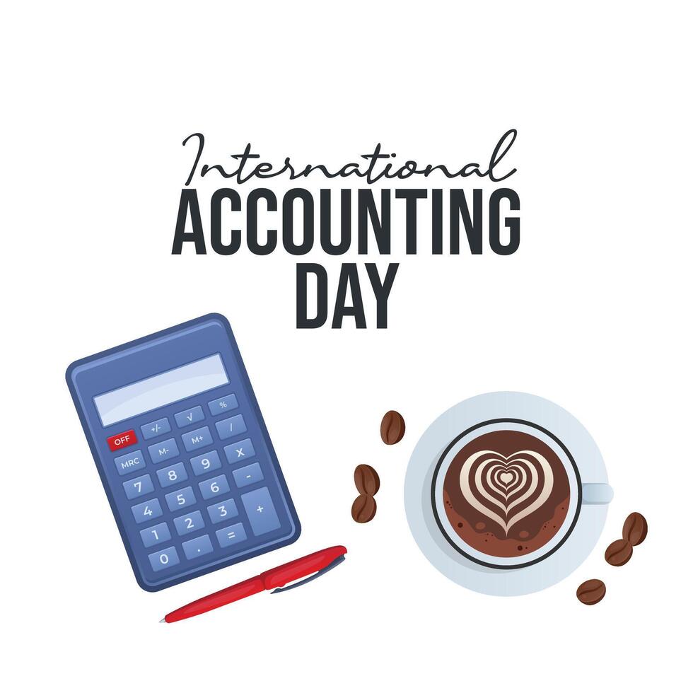 International Accounting Day design template good for celebration usage. International Accounting Day design. flat design. eps 10. vector