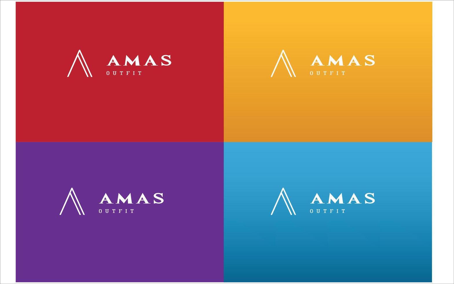 AMAS LOGO FOR FASHION HOUSE vector