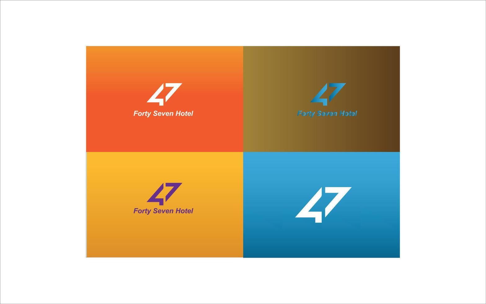 Professional logo for Hotel vector