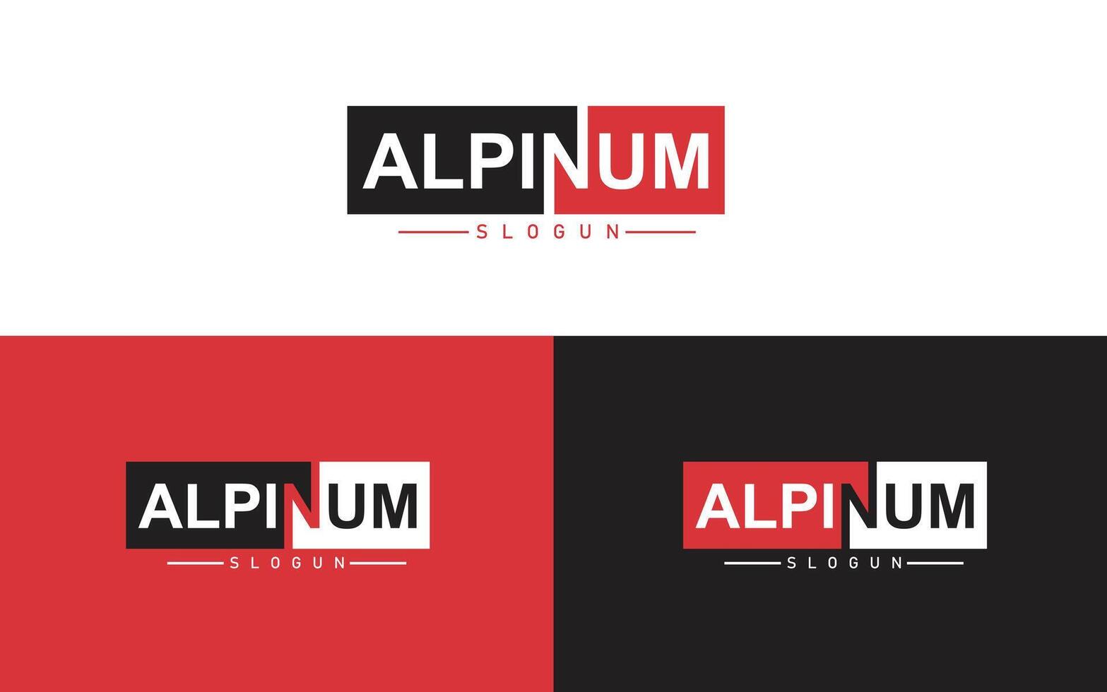 ALPINUM ICONIC LOGO vector