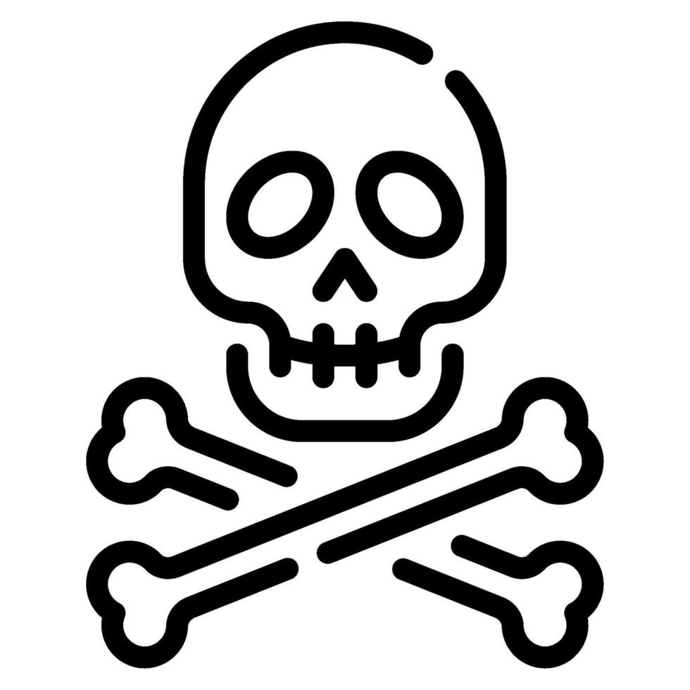 Skeleton icon for web, app, infographic, etc vector