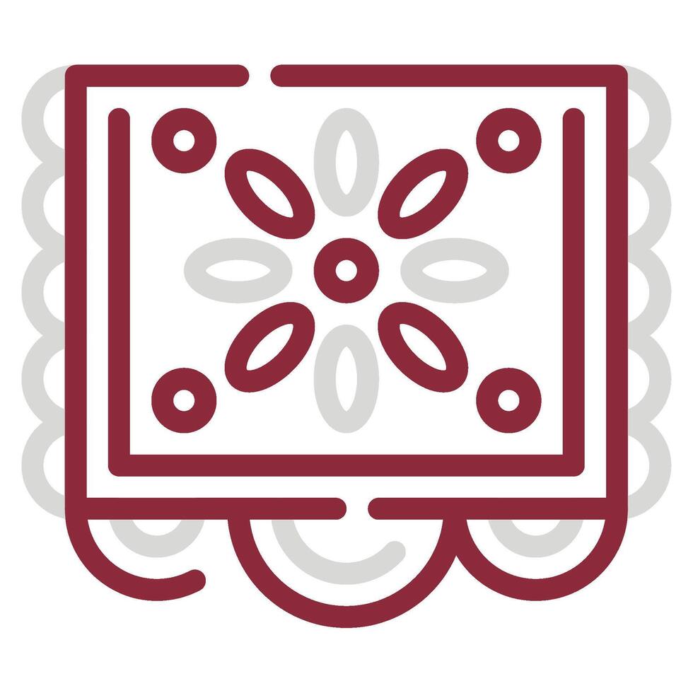 Papel Picado icon for web, app, infographic, etc vector