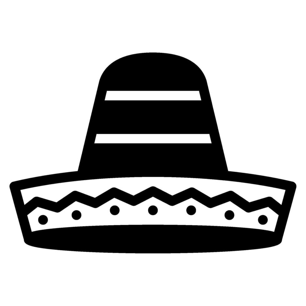 Mexican Hat icon for web, app, infographic, etc vector