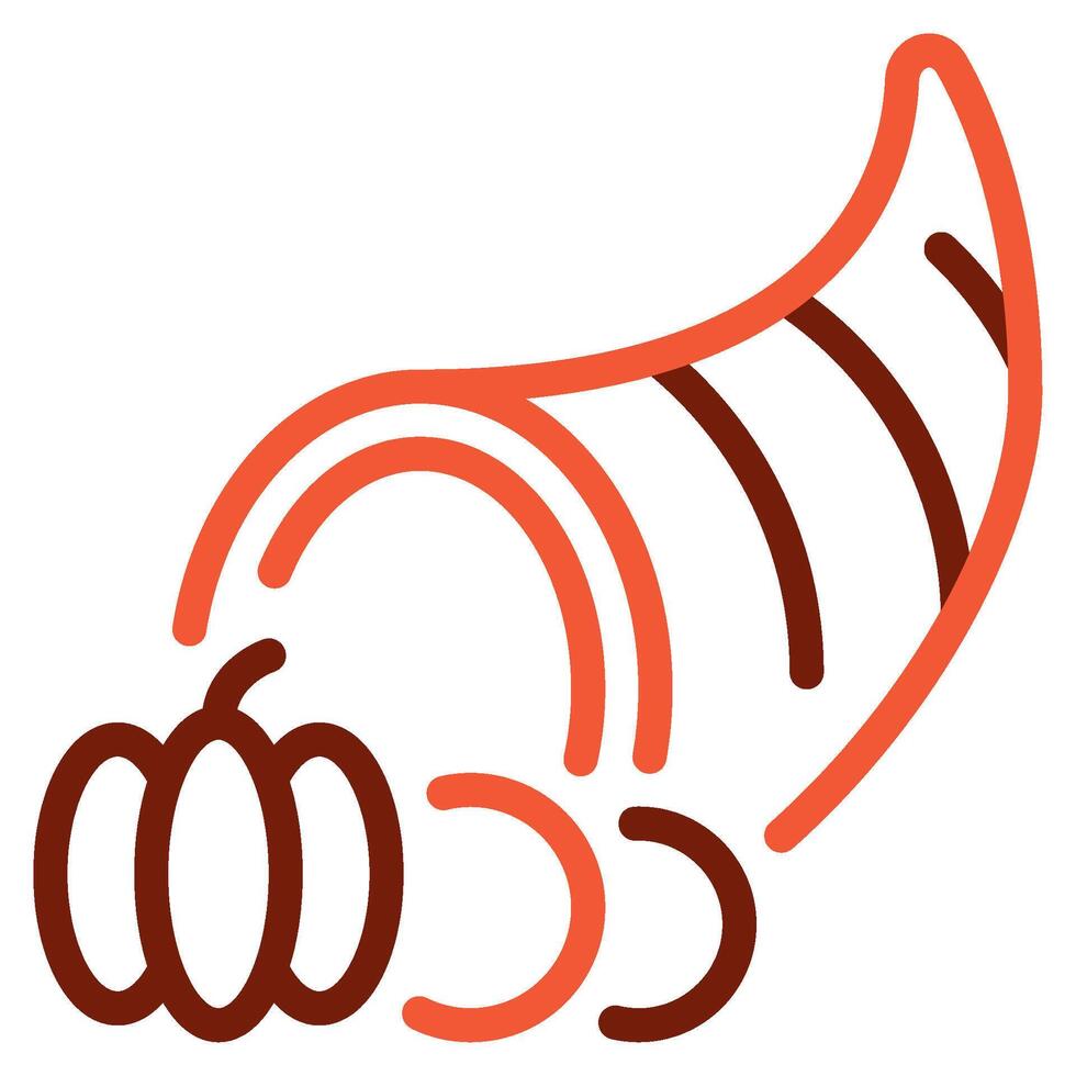 Cornucopia icon for web, app, infographic, etc vector