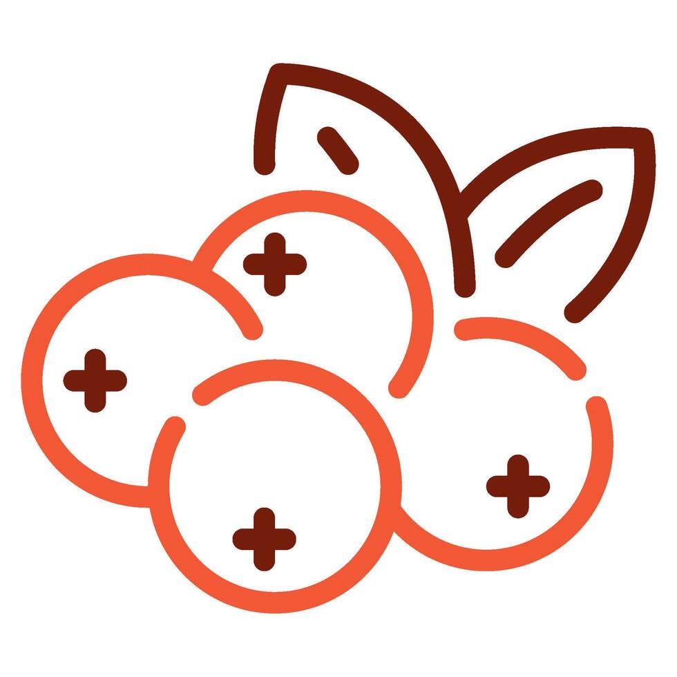 Cranberry icon for web, app, infographic, etc vector