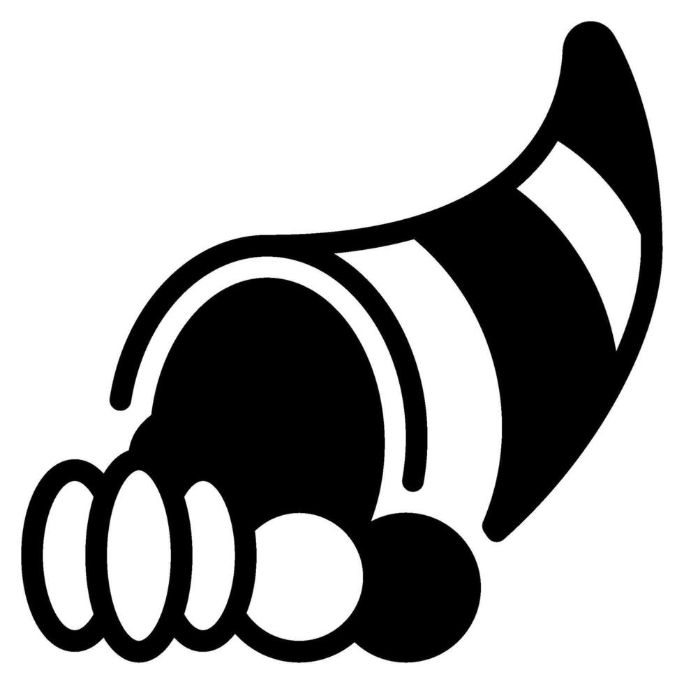 Cornucopia icon for web, app, infographic, etc vector