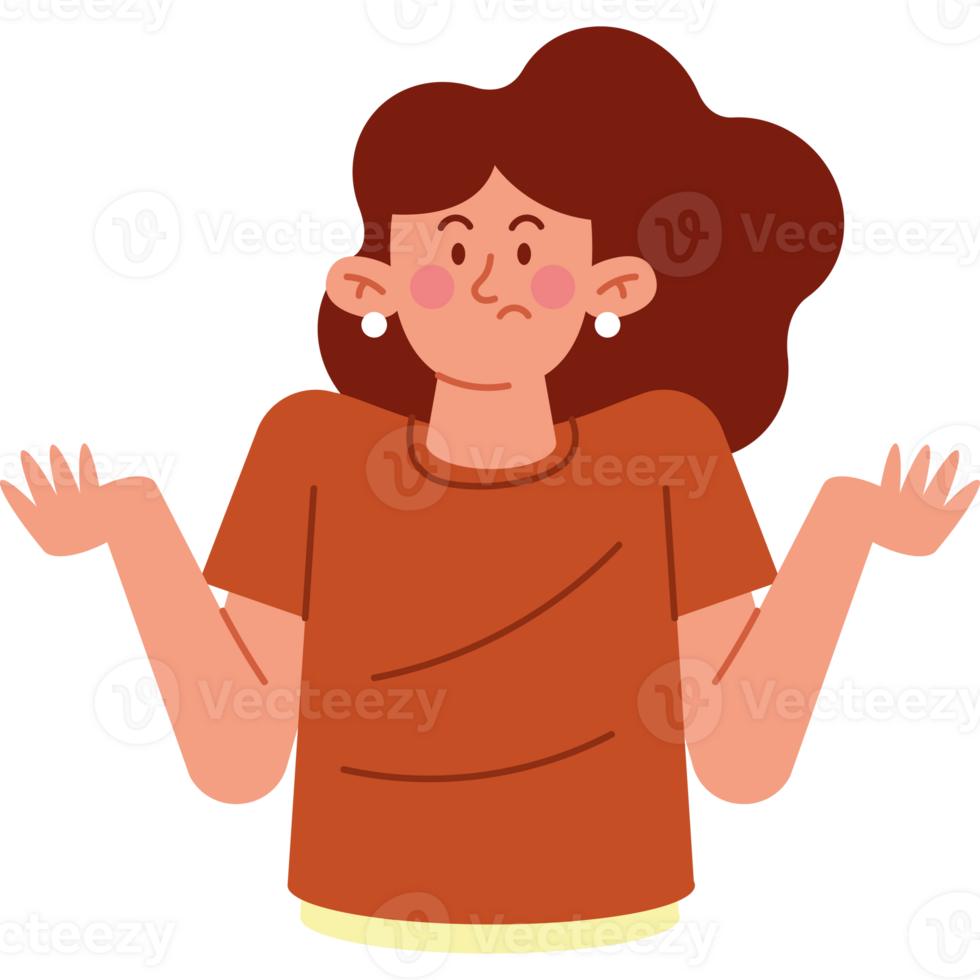 A woman with her hands up in the air png