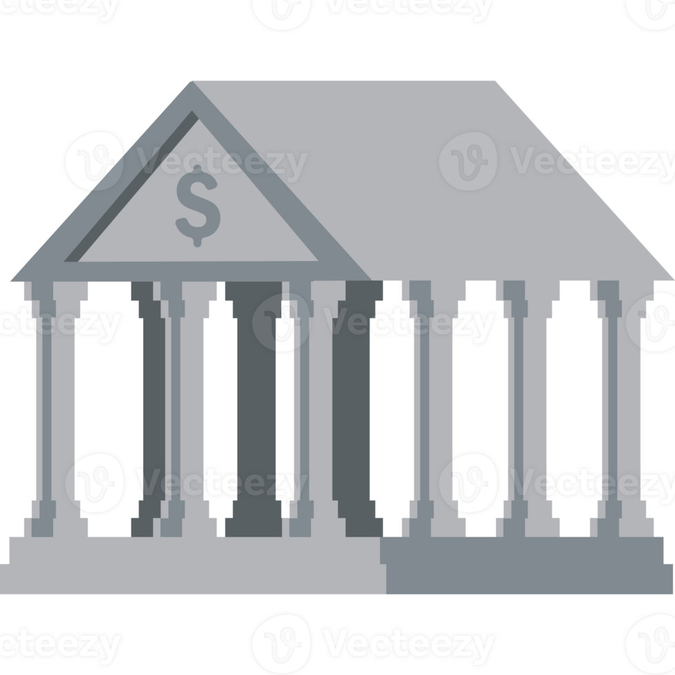 A building with a dollar sign on top png