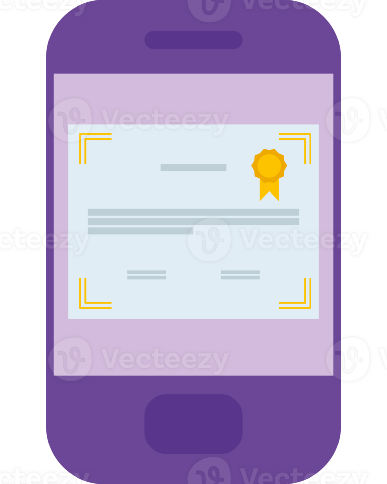 Mobile app for certificate png