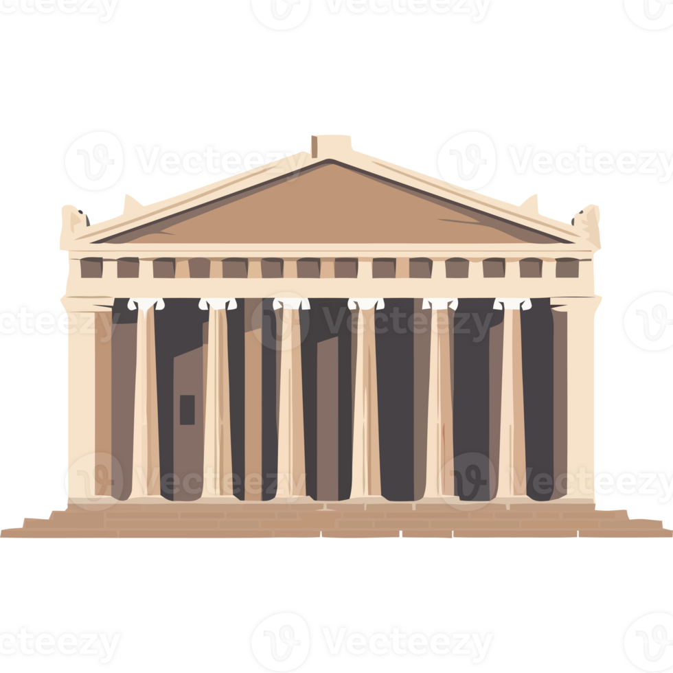 The parthenon building in athens, greece png