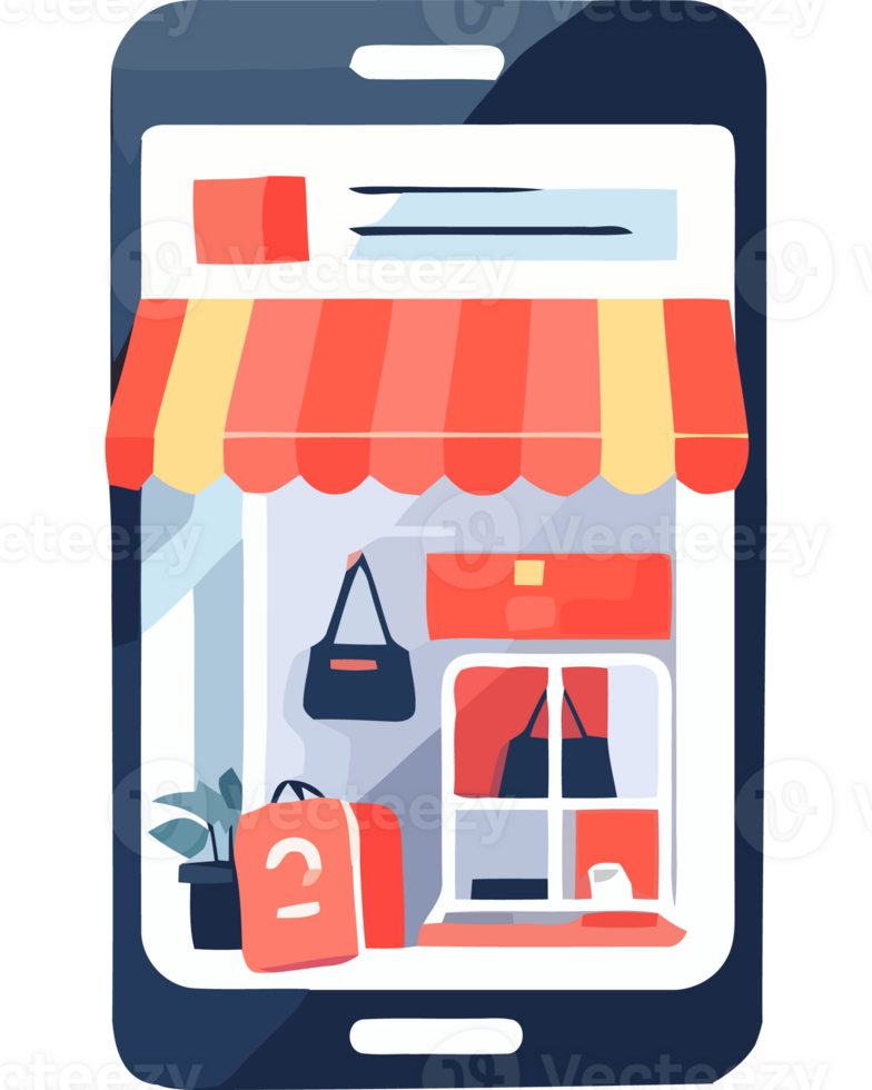 Mobile app for ecommerce png