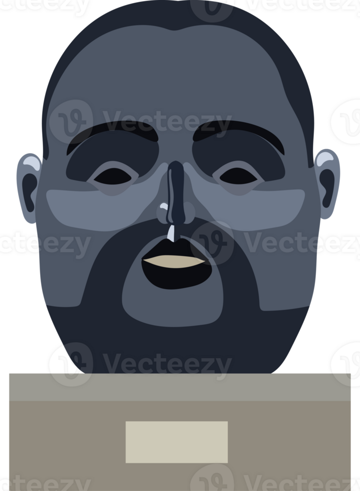 A man with a beard and a mustache png