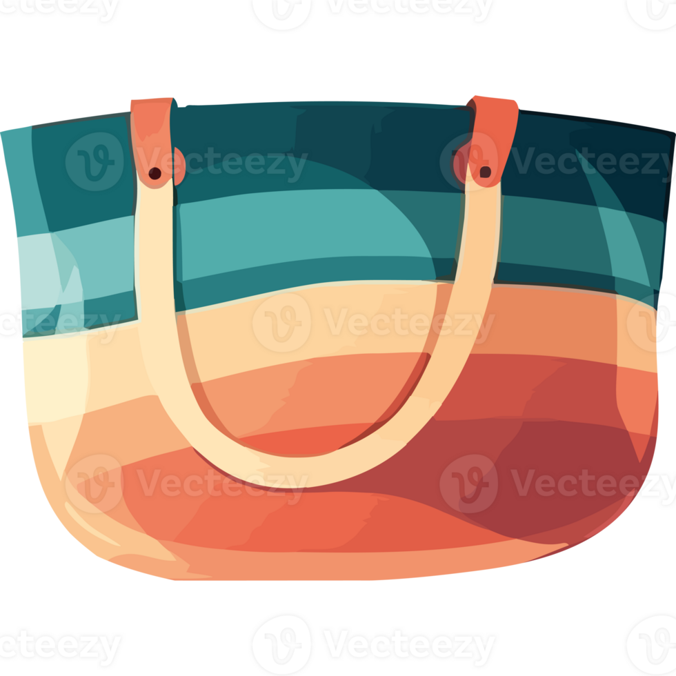 A colorful bag with straps on it png