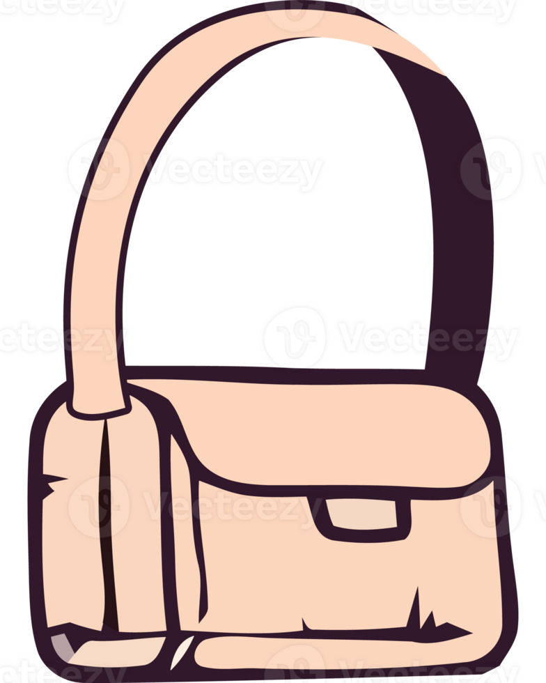 A handbag with a strap on it png