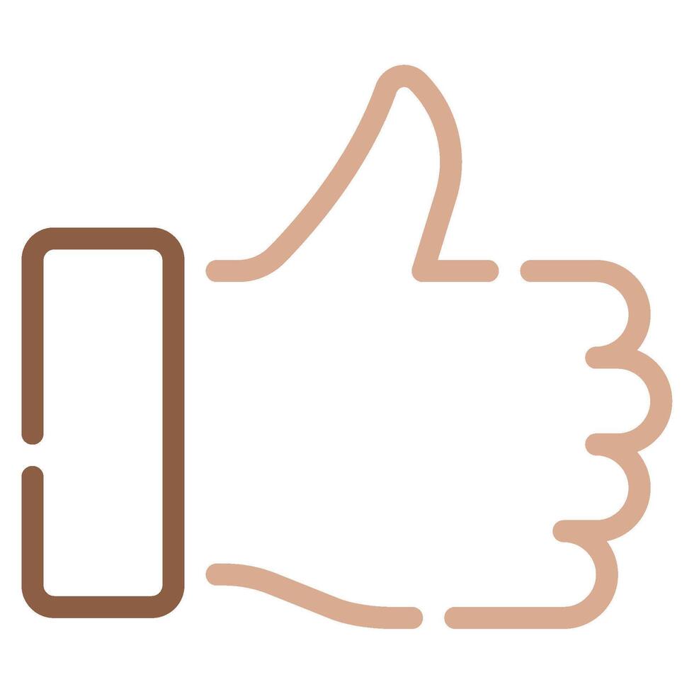 Thumbs up icon for web, app, infographic, etc vector
