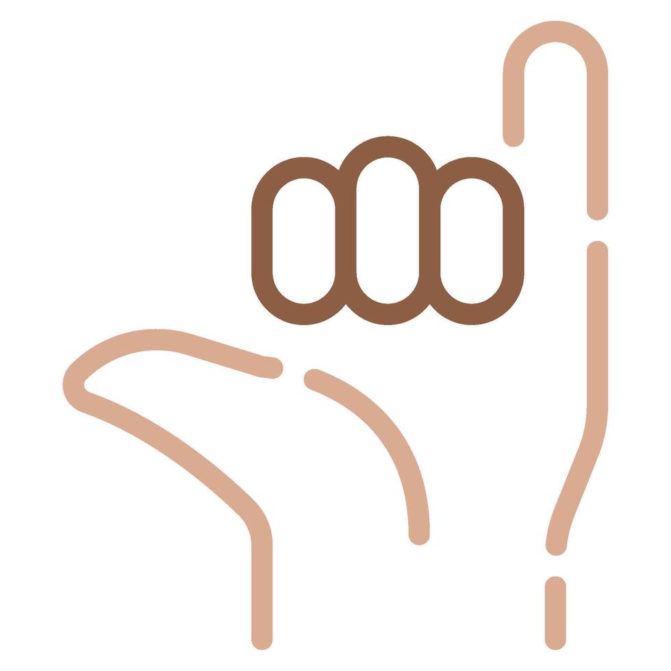 Shaka sign icon for web, app, infographic, etc vector