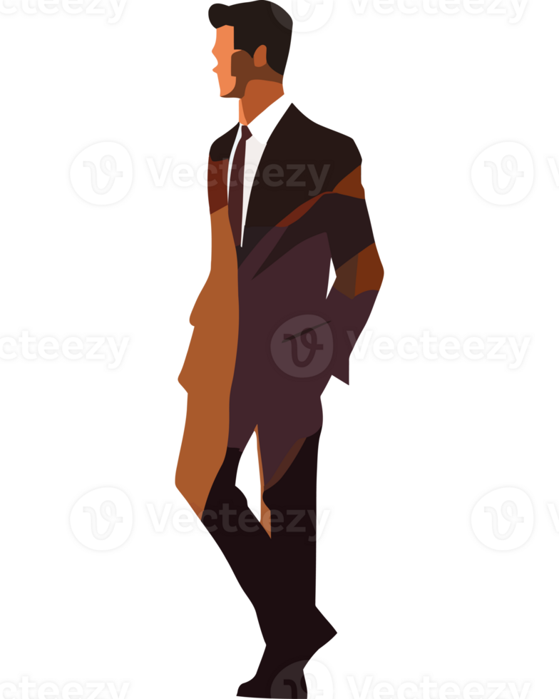 Man in suit illustration png