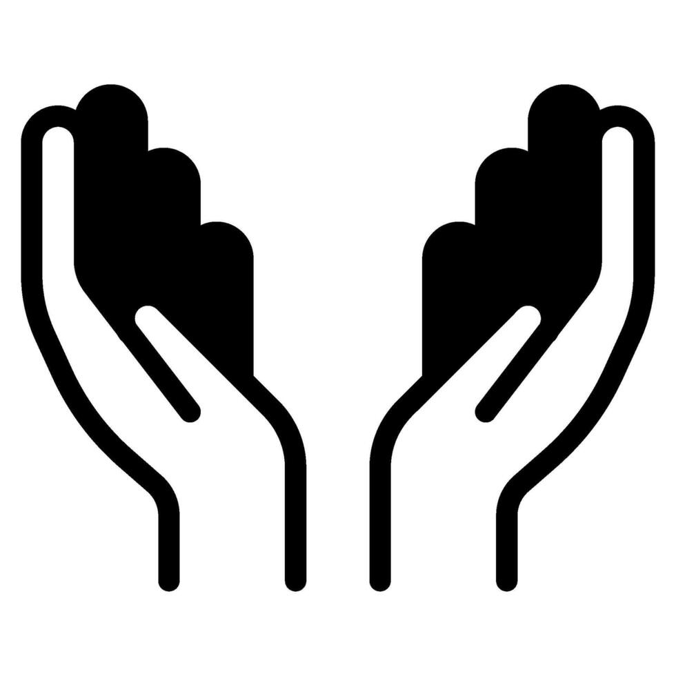 Prayer hands icon for web, app, infographic, etc vector