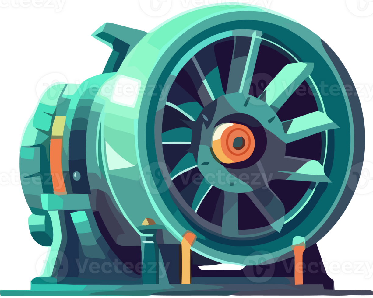 An illustration of a turbine png