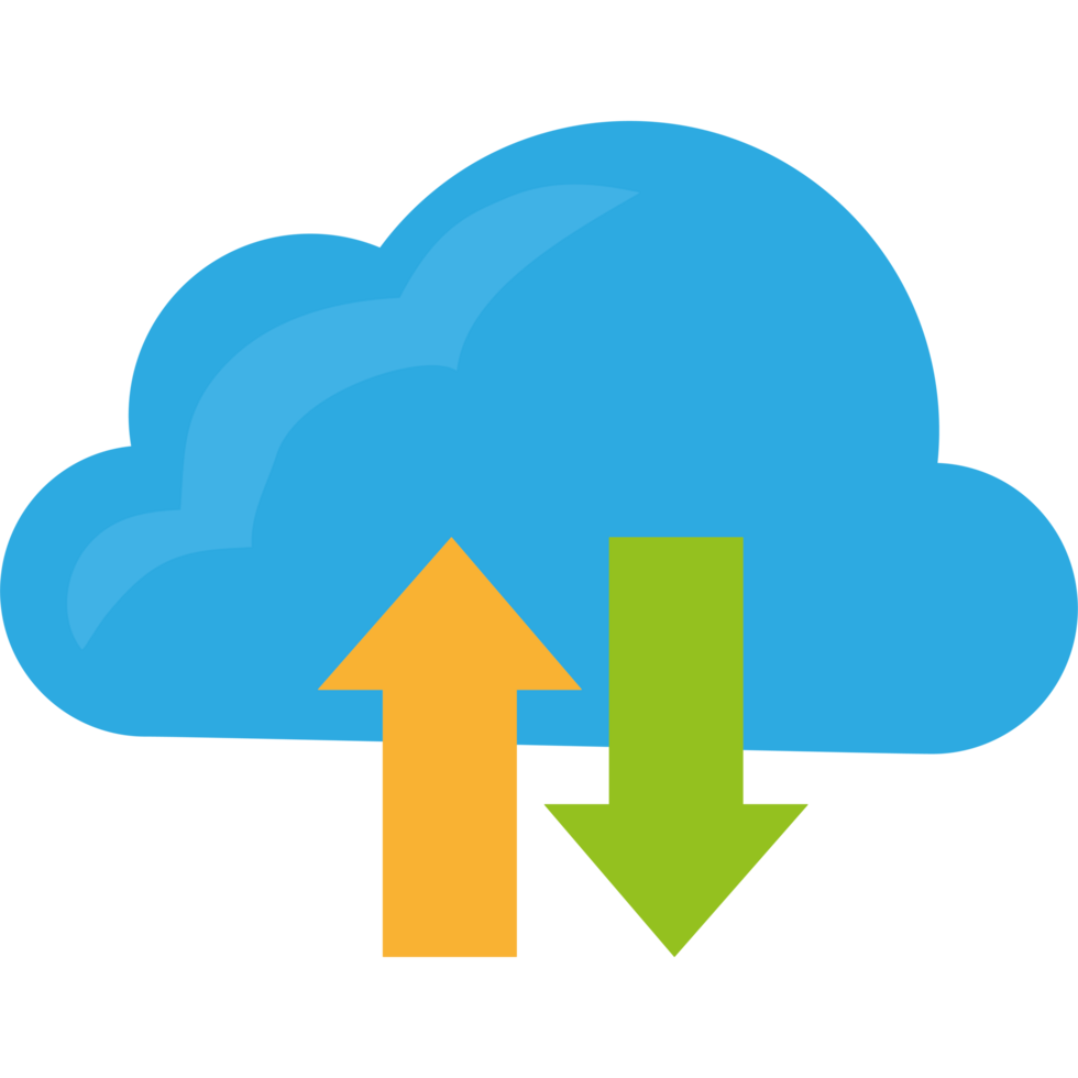Cloud storage and backup png