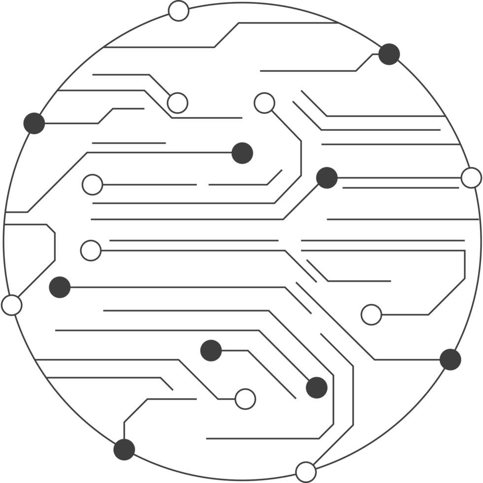Circuit board icon illustration png
