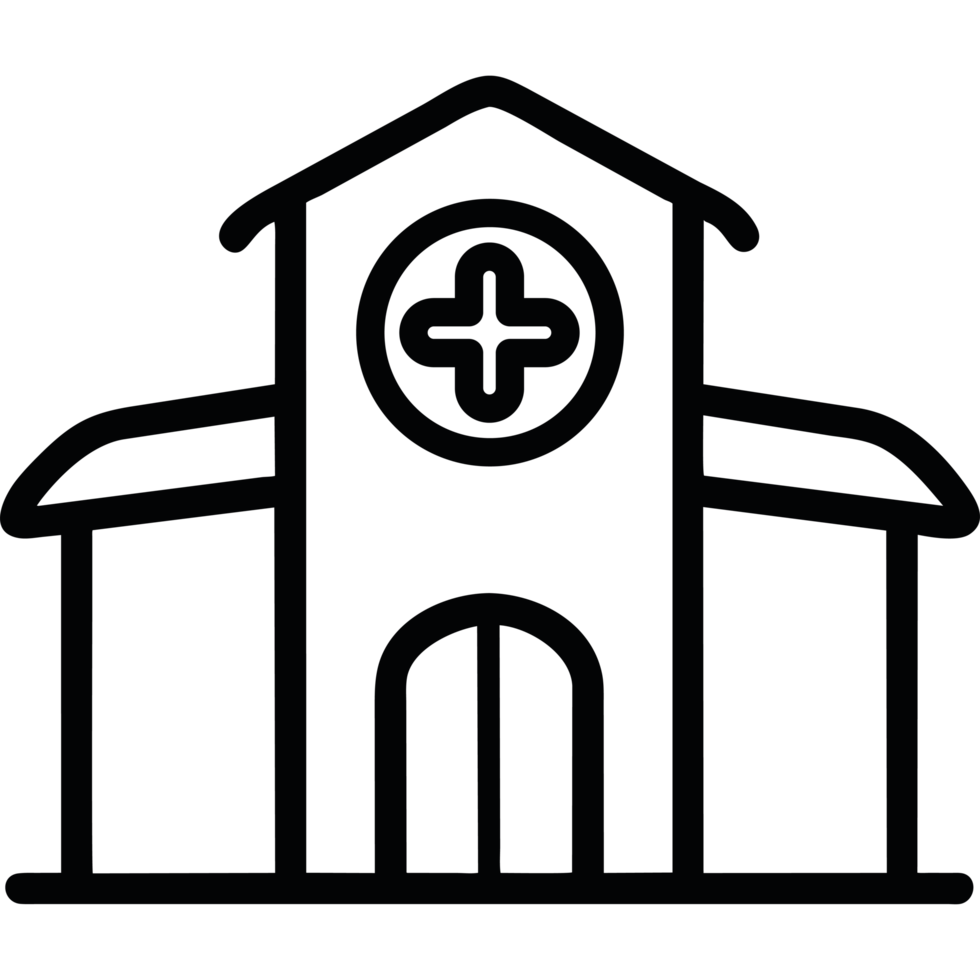 Church building icon png
