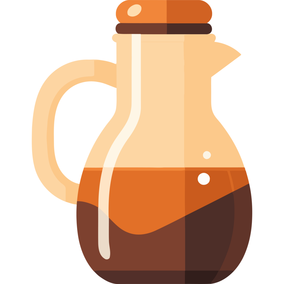 A coffee pot with a brown lid png