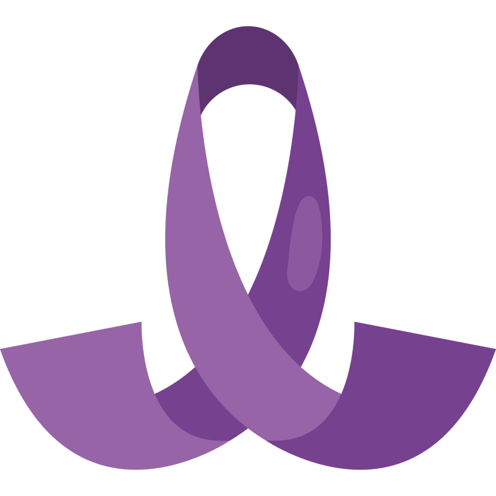 A purple ribbon with a large arrow pointing to it png