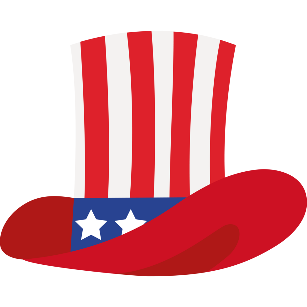 An american hat with stars on it png