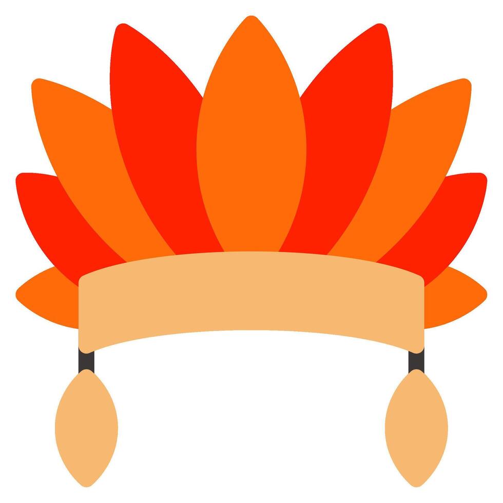 War Bonnet icon for web, app, infographic, etc vector