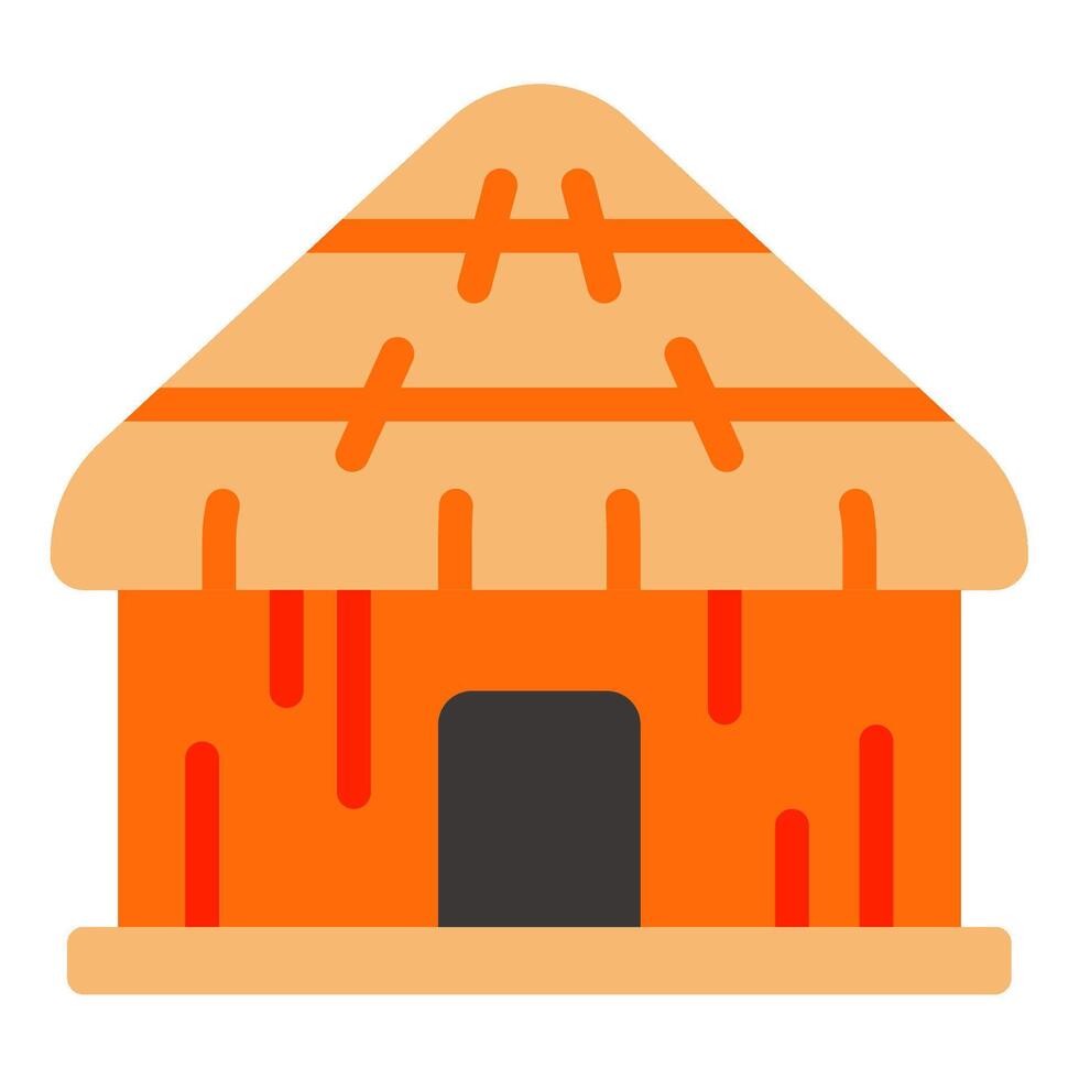 Longhouse icon for web, app, infographic, etc vector