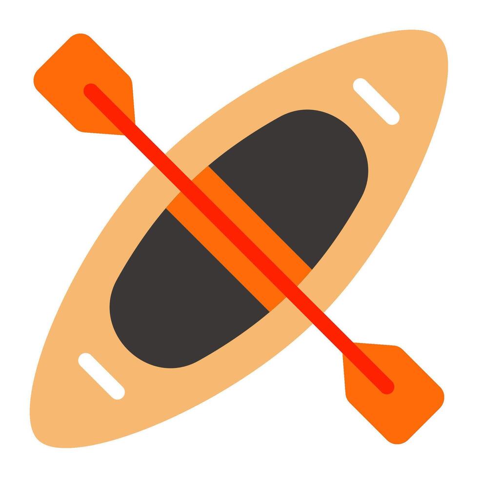 Canoe icon for web, app, infographic, etc vector