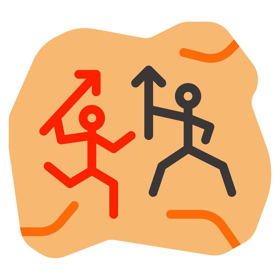 Petroglyphs icon for web, app, infographic, etc vector
