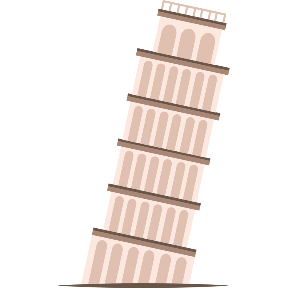 The leaning tower of pisa png
