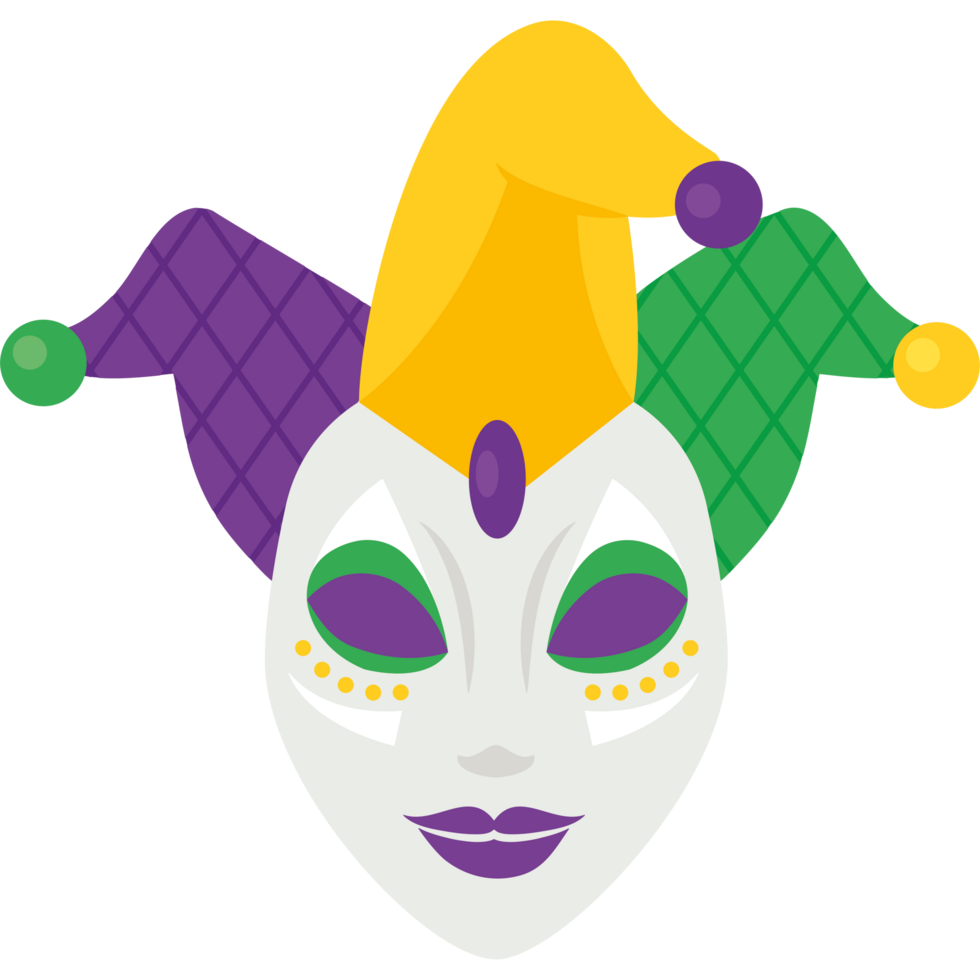 Mardi gras mask clipart png