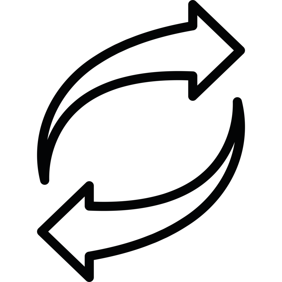 A black and white image of a circular arrow png