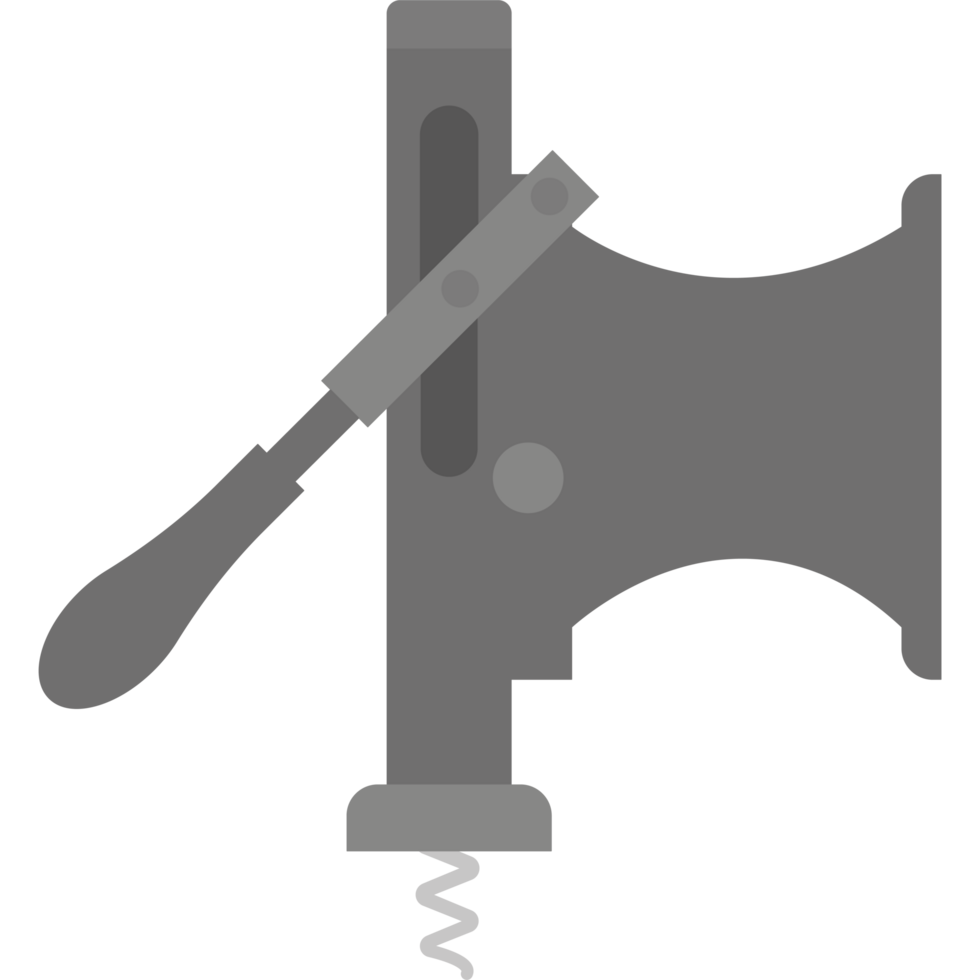 A wine bottle opener with a corkscrew png
