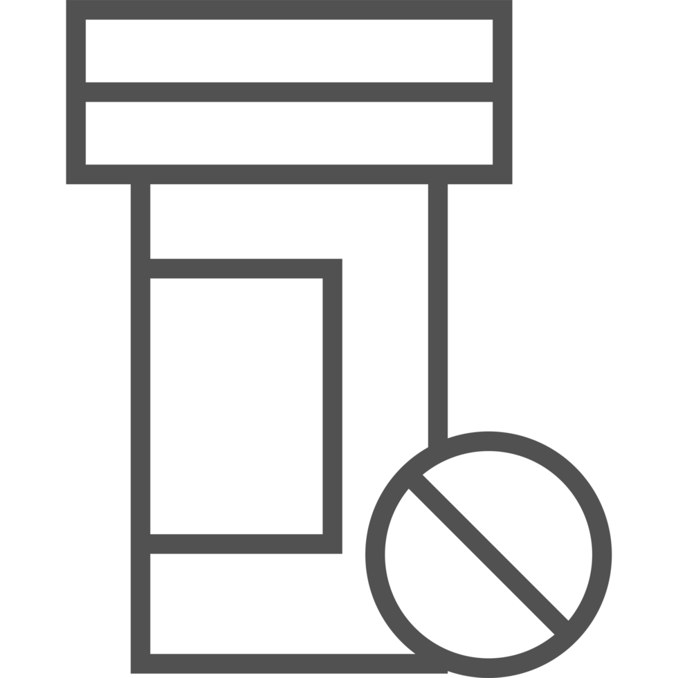 A pill bottle with a pill in it png