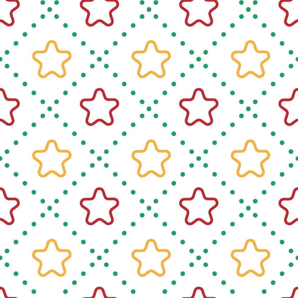Stars texture pattern for christmas wrapping paper and decoration vector