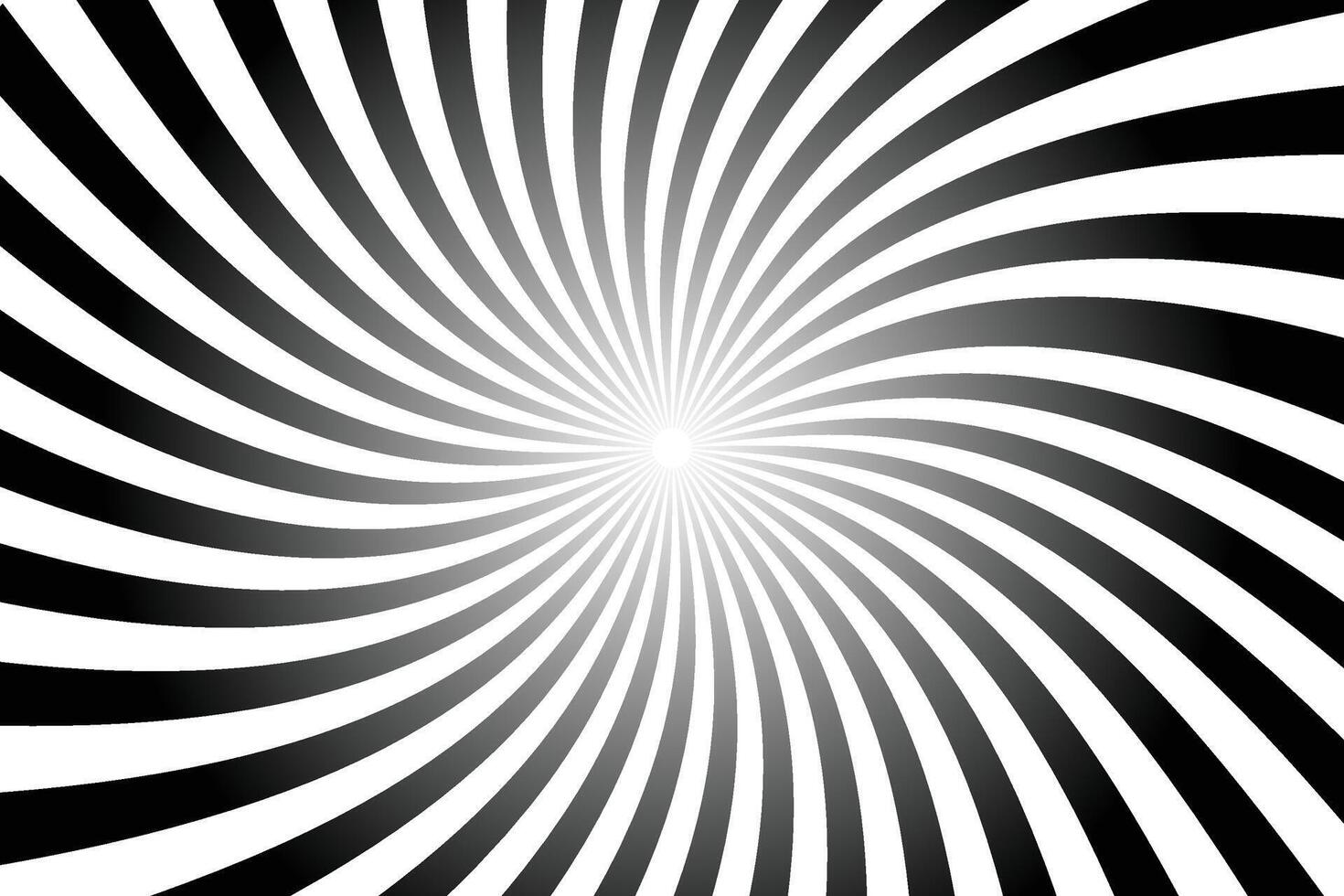 Black twist sunburst background for anime effect vector