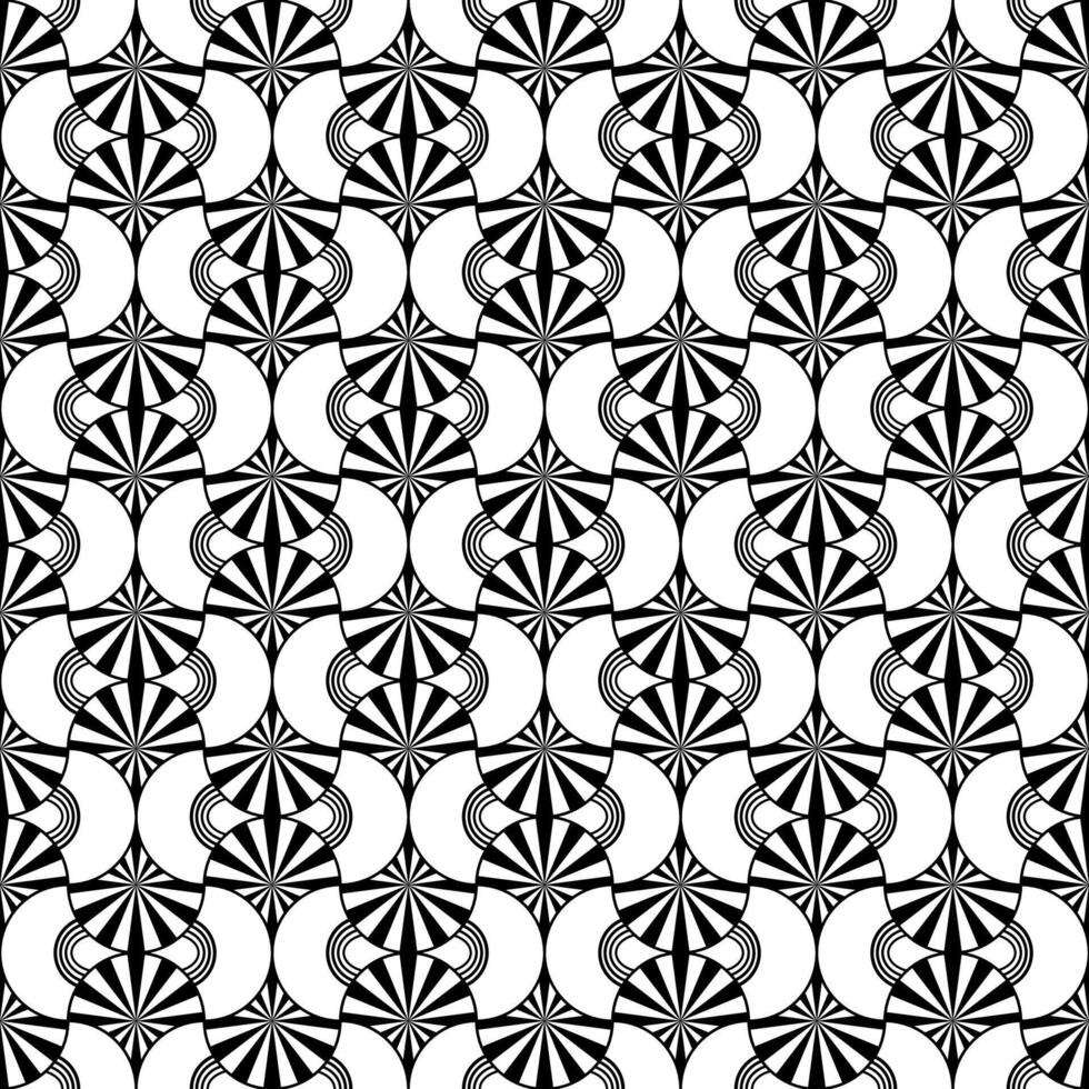 Black oriental Japanese style seamless pattern background vector