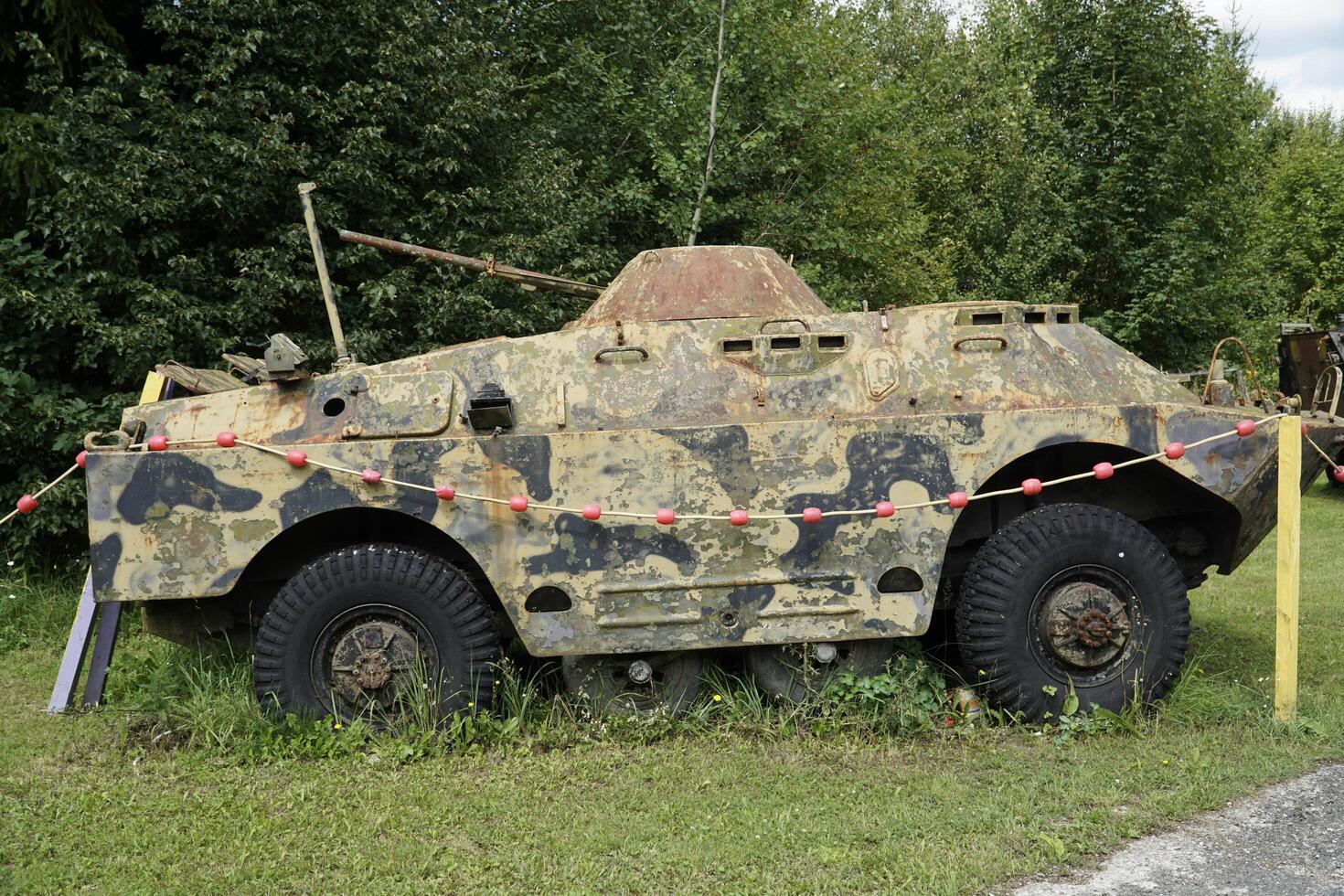 Ludwikowice Klodzkie, Poland - August 10th, 2024 - Old armored personnel carrier at Molke Military Technology Museum photo