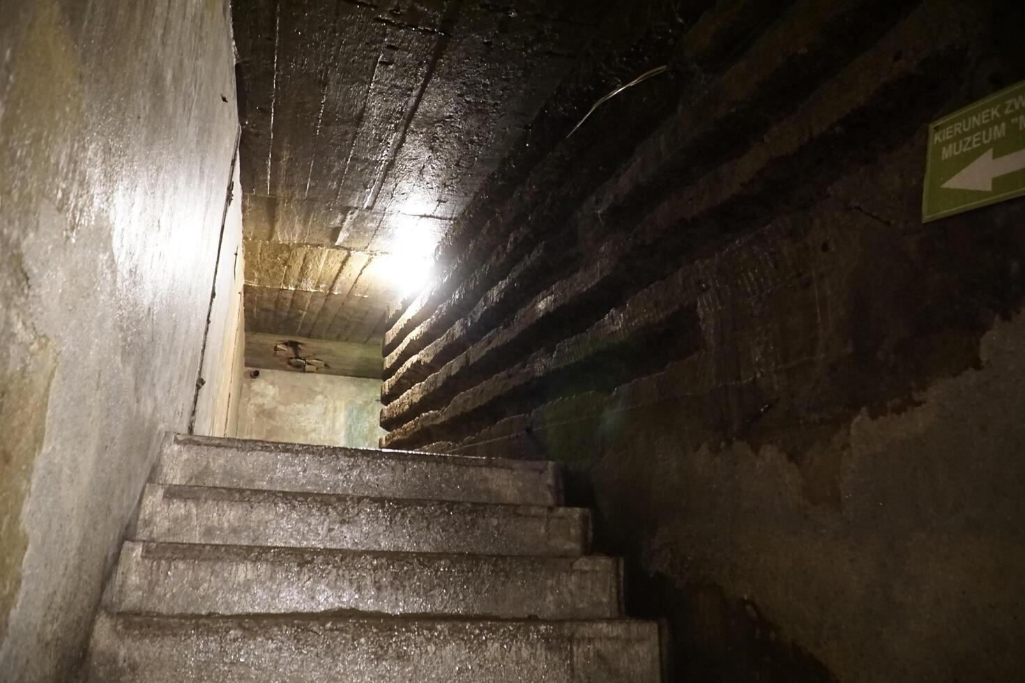 Ludwikowice Klodzkie, Poland - August 10th, 2024 - Underground tunnels at Nazi Germany Nobel AG dynamite factory photo