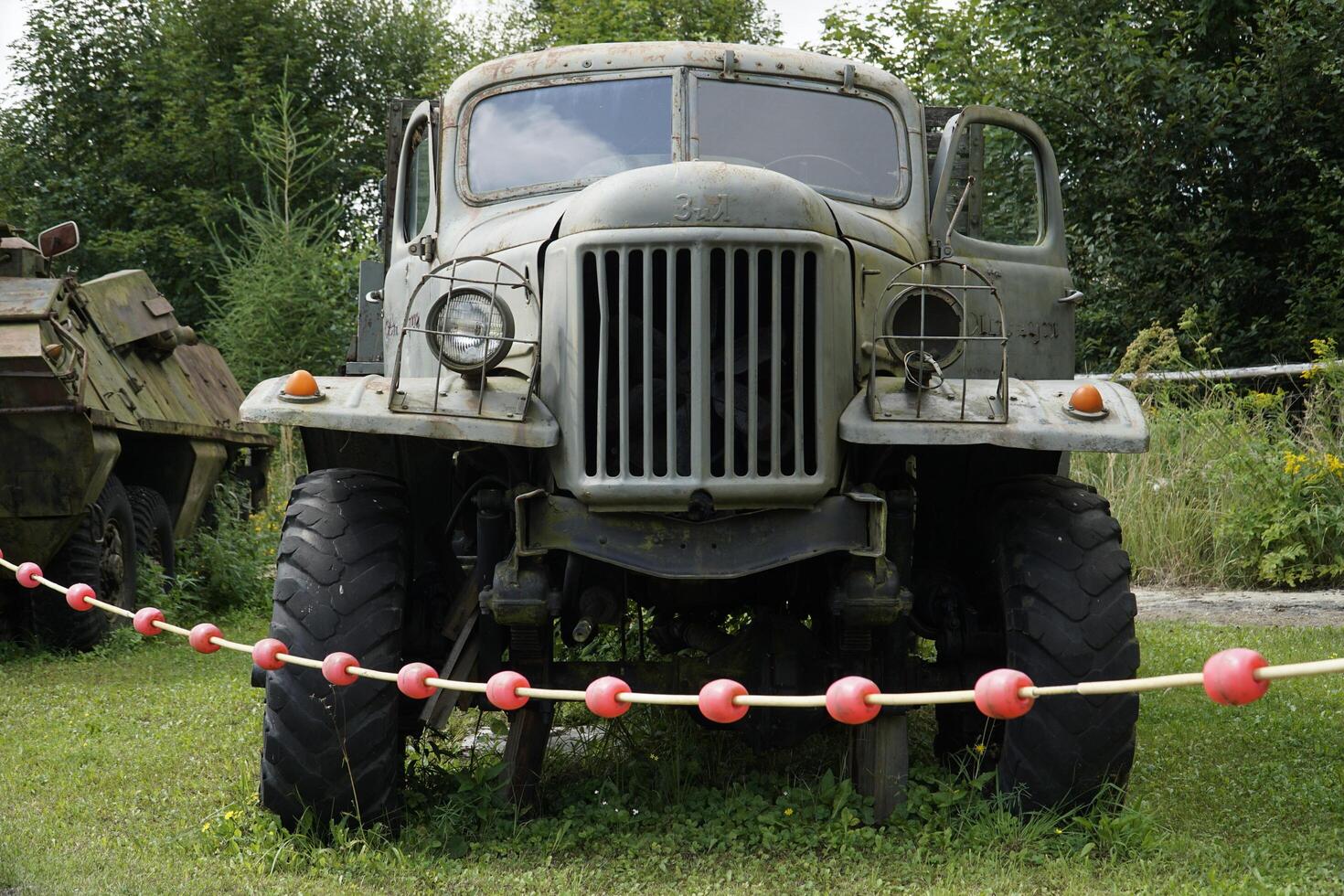 Ludwikowice Klodzkie, Poland - August 10th, 2024 - Old russian truck at Molke Military Technology Museum photo