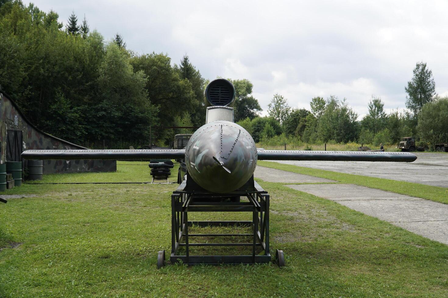 Ludwikowice Klodzkie, Poland - August 10th, 2024 - Nazi Germany V1 missile at Molke Military Technology Museum photo