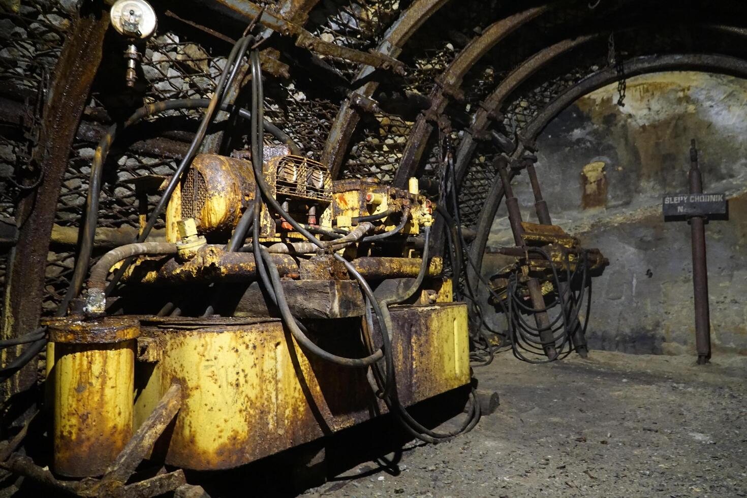 Nowa Ruda, Poland - August 4th, 2024 - Coal mining machine photo