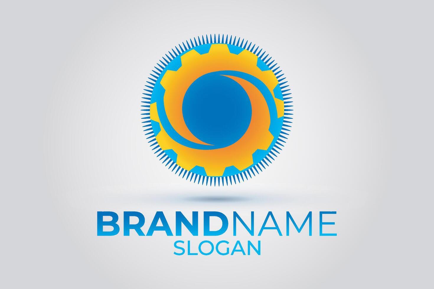 Abstract logo. Wheel logo design. vector