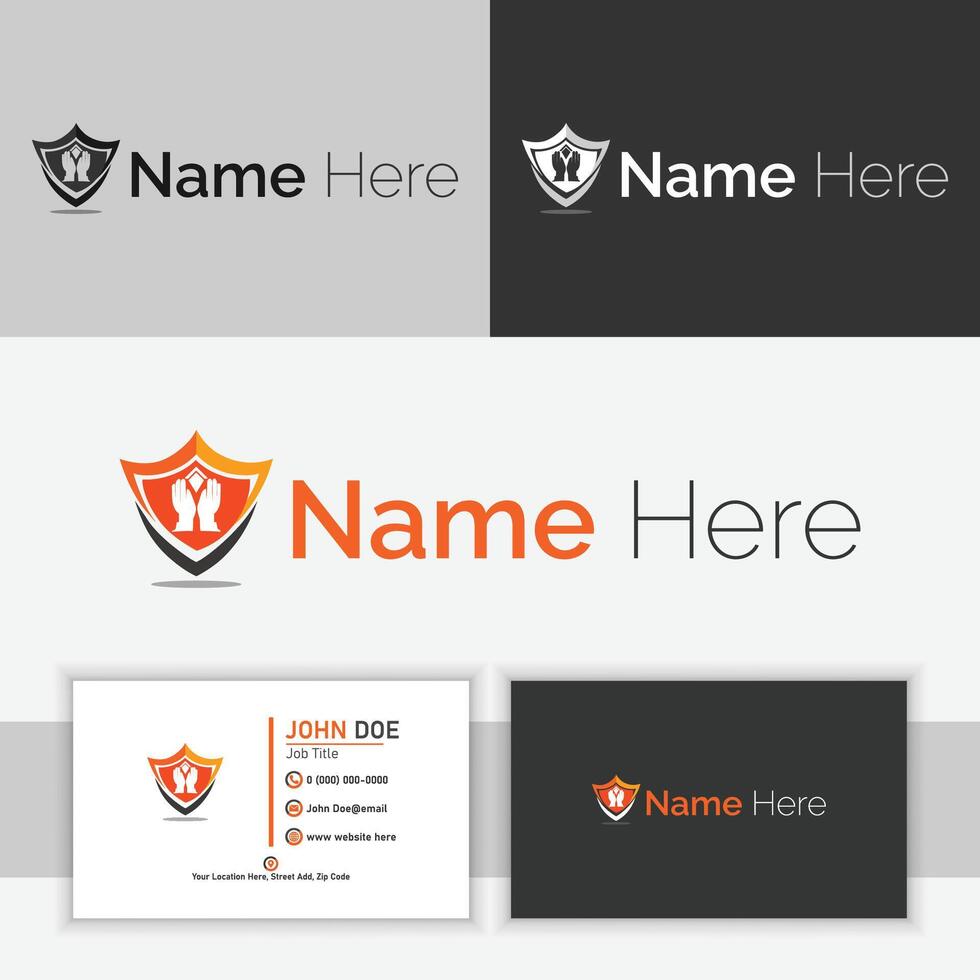 Modern Security Logo Design for Business and Branding. vector