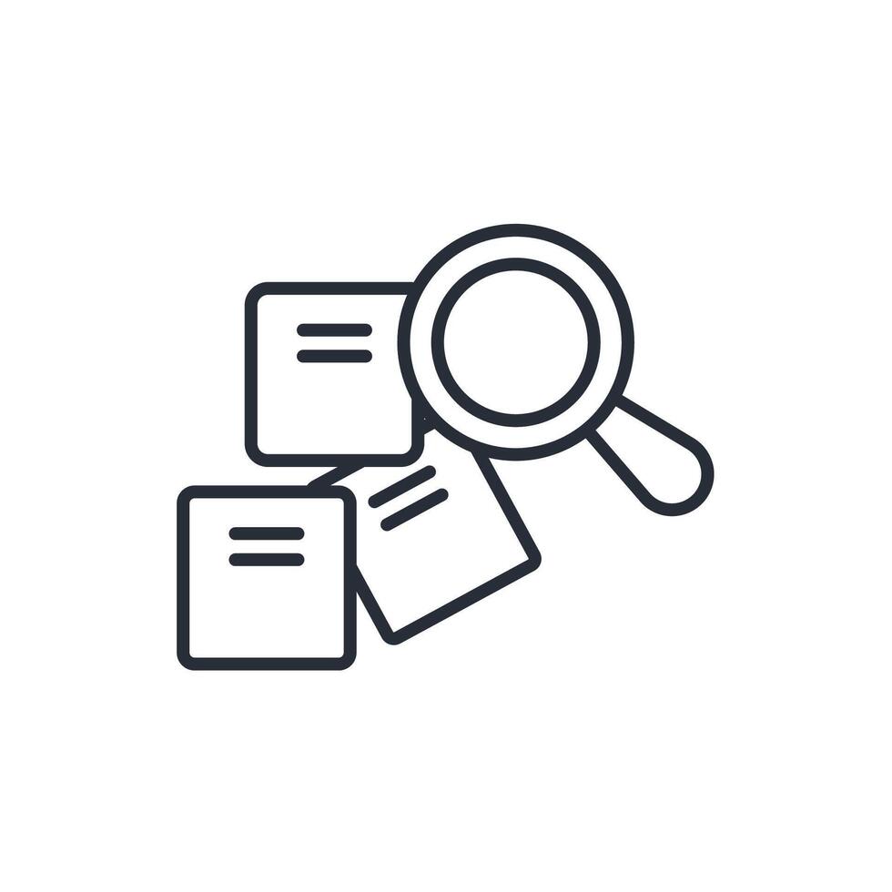 Inventory icon. .Editable stroke.linear style sign for use web design,logo.Symbol illustration. vector
